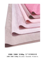 Scuba Suede Fabric – Microfiber Suede with Knitted Backing & Snow-like Shading Effect