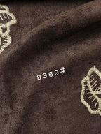 Custom Embroidered Suede Fabric – 8369