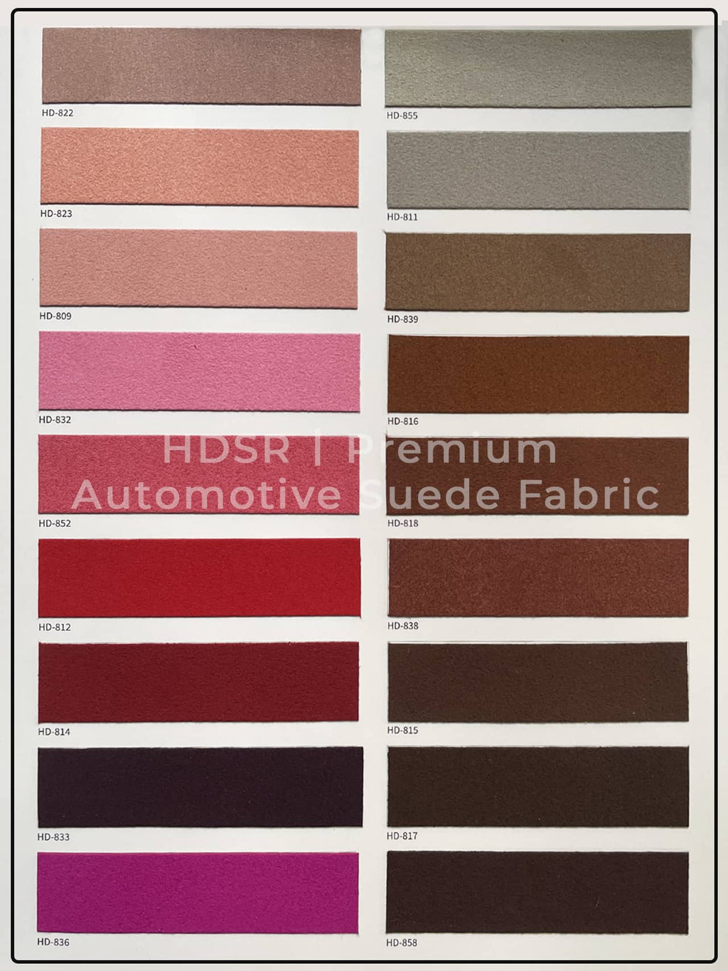 Premium Double-Sided Automotive Suede Fabric 250GSM – HDSR
