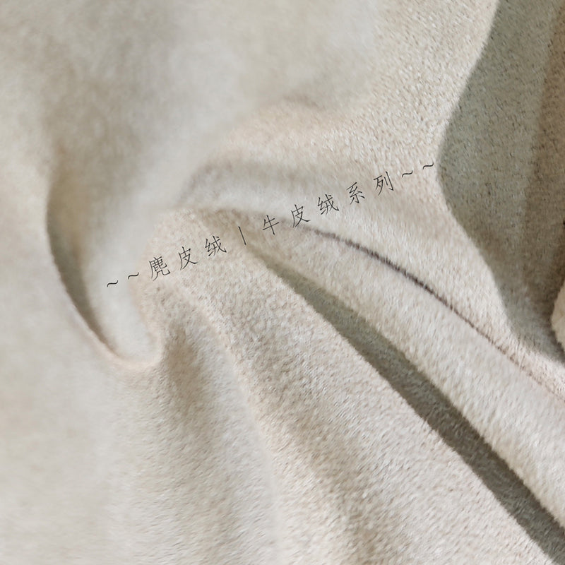 Soft Touch Faux Suede Fabric 320gsm for Apparel & Garment – Factory Supply