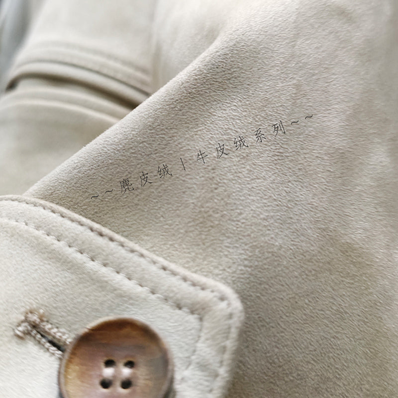 Soft Touch Faux Suede Fabric 320gsm for Apparel & Garment – Factory Supply