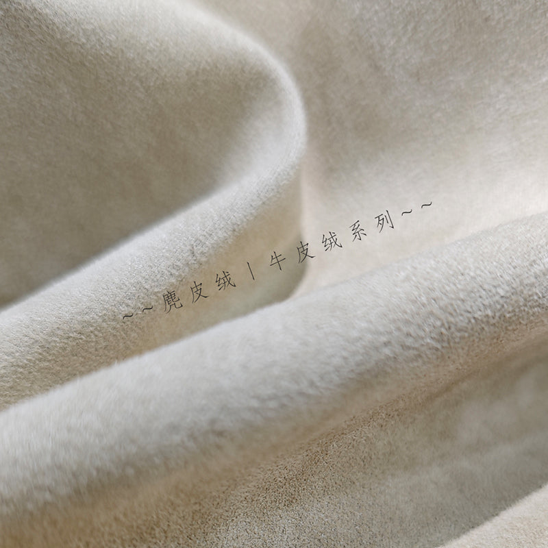 Soft Touch Faux Suede Fabric 320gsm for Apparel & Garment – Factory Supply