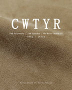 Water-Based PU Suede Fabric 300gsm | Premium Leather-Like Texture | CWTYR