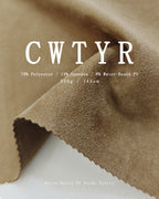 Water-Based PU Suede Fabric 300gsm | Premium Leather-Like Texture | CWTYR