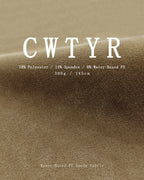Water-Based PU Suede Fabric 300gsm | Premium Leather-Like Texture | CWTYR