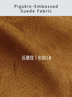 Pigskin-Embossed Suede Fabric – 400/460GSM – 8381