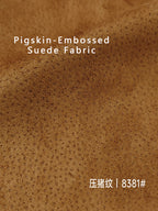 Pigskin-Embossed Suede Fabric – 400/460GSM – 8381