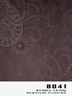 paisley embossed knitted suede fabric 320gsm 160cm stretch skin-friendly for bags 8041