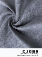 Polyester suede fabric 360gsm 145cm non-stretch durable CJ098 swatch for coats and garments
