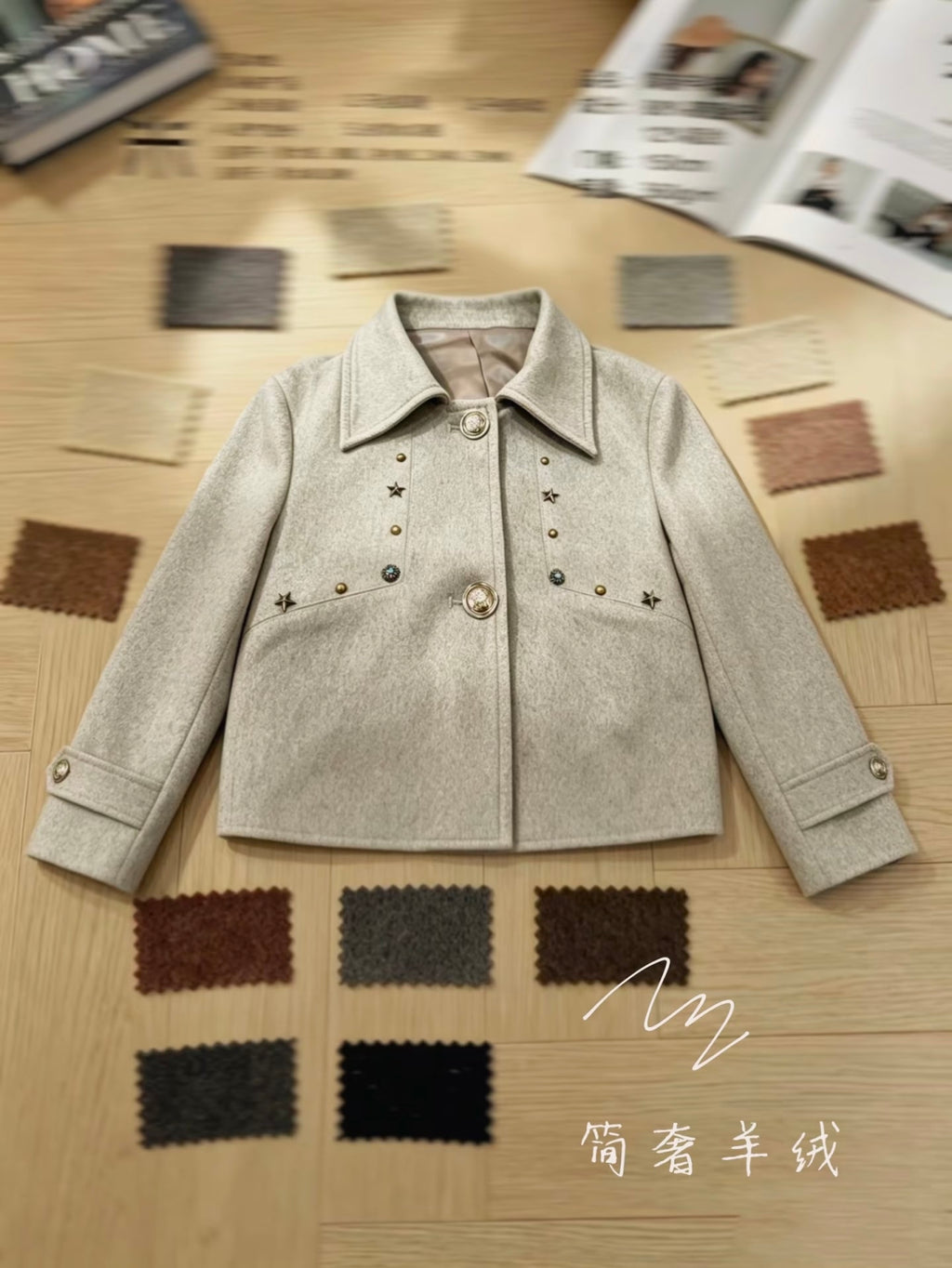 Snowflake Melange Suede Fabric for Fashion Apparel丨China supplier