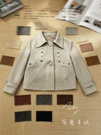 Snowflake Melange Suede Fabric for Fashion Apparel丨China supplier
