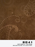 paisley embossed suede fabric 320gsm 160cm 2-way stretch for garments and bags 8041