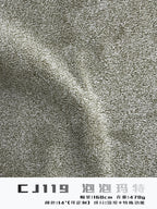 Melange Suede Fabric 470Gsm 160Cm Two-Tone Yarn Textured Surface For Winter Outerwear
