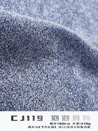 Melange Suede Fabric 470Gsm 160Cm Two-Tone Yarn Textured Surface For Winter Outerwear