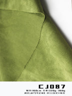 vegan-suede-fabric-320gsm-160cm-weft-knit-stretch-heavy-weight-moss-green-for-sofa-fast-sampling-swatch-cj087